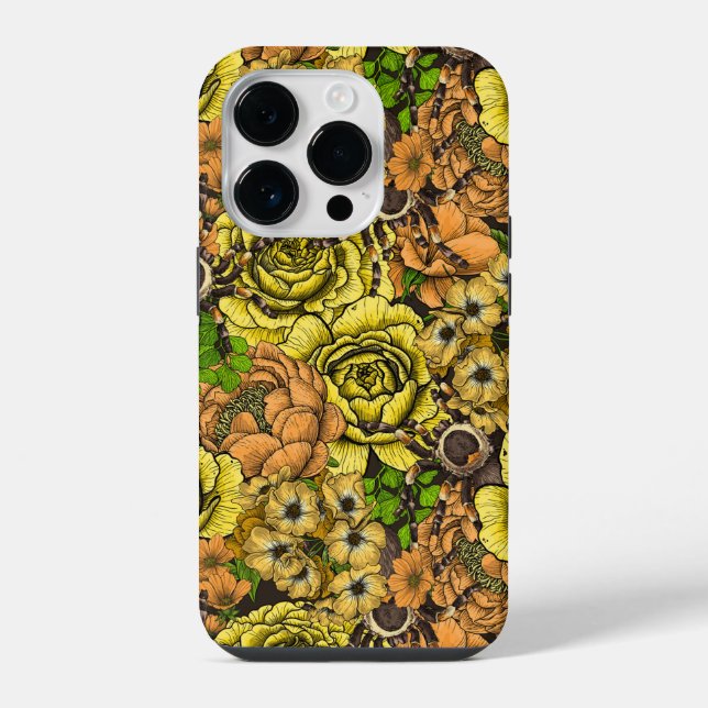 Tarantula garden 1 iPhone case (Back)