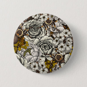 Tarantula garden 2 6 cm round badge