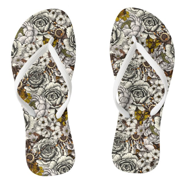 Tarantula garden 2 flip flops (Footbed)