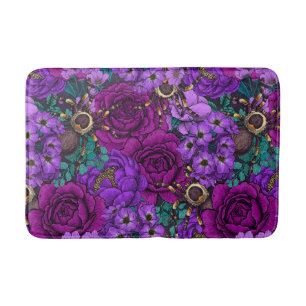 Tarantula garden 3 bath mat