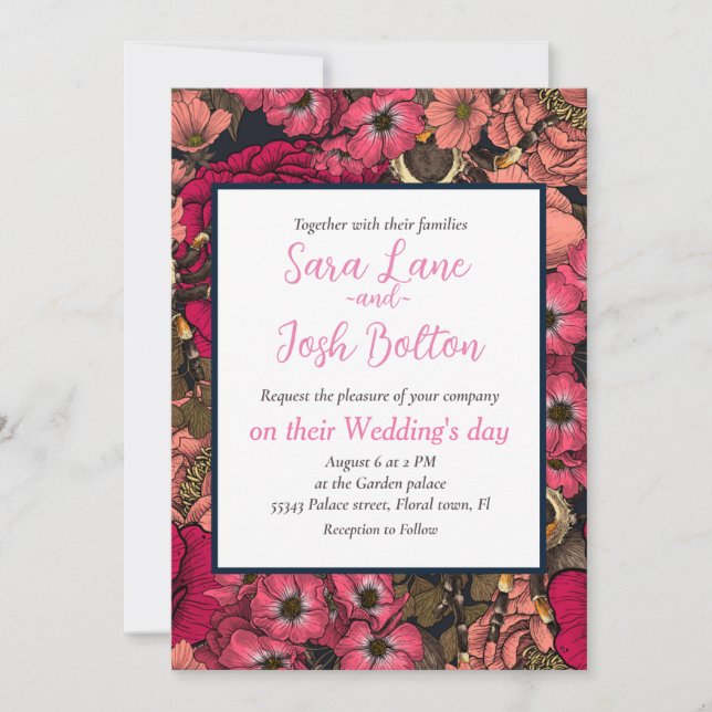 Tarantula garden 4 invitation (Front)