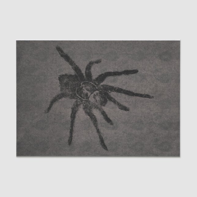 Tarantula Goth Decoupage Tissue Paper (Front)
