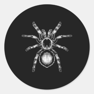 Tarantula Huge Spider Phobia Halloween Costume Ara Classic Round Sticker