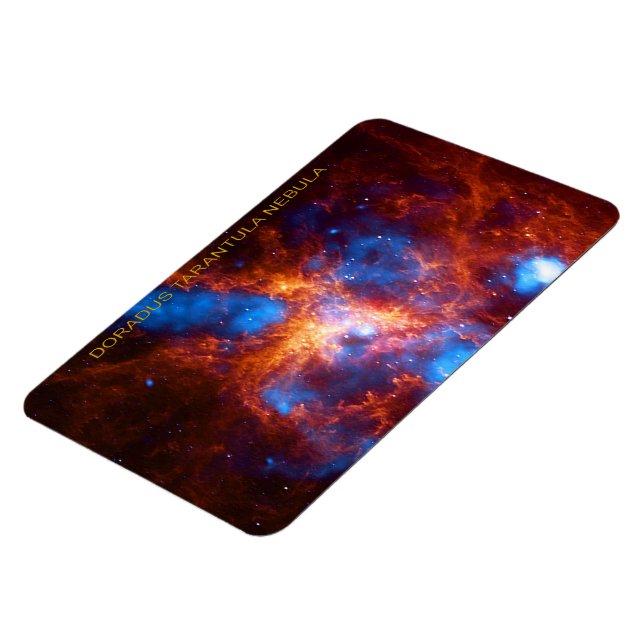 Tarantula Nebula Galaxy Brown Blue Magnet (Left Side)