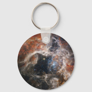 Tarantula Nebula James Webb telescope nasa stars s Key Ring