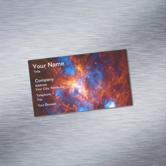 Tarantula Nebula Magnetic Business Card (In Situ)
