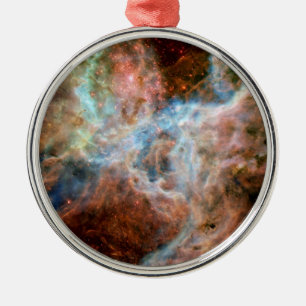 Tarantula Nebula R136 NASA Hubble Space Photo Metal Tree Decoration