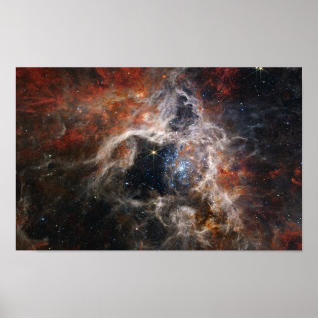 Tarantula Nebula Space Image Poster (Front)
