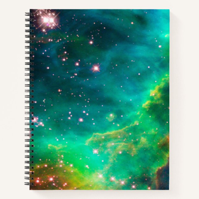 Tarantula Nebula Star Cluster Galaxy Image Notebook (Front)