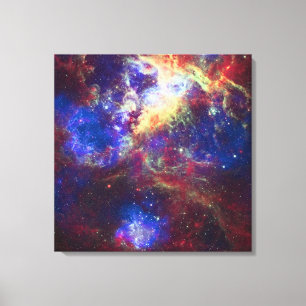 Tarantula Nebula Star Forming Gas Cloud Sculpture Canvas Print