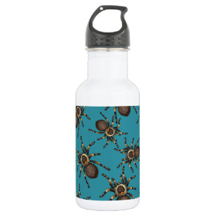 Tarantula on blue 532 ml water bottle