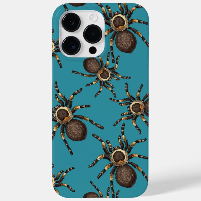 Tarantula on blue Case-Mate iPhone case (Back)