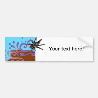 Tarantula on customisable car bumper stickers