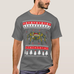 Tarantula Pet Lover Ugly Christmas T-Shirt