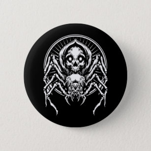 Tarantula Spider Witchy Arachnid Gothic 6 Cm Round Badge