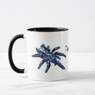Tarantula, tarantul-mania, big blue spider mug