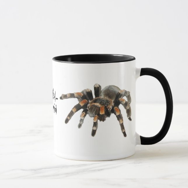 Tarantula, tarantul-mania, big spider mug (Right)