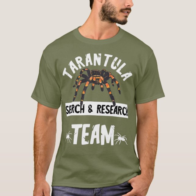 Tarantula Team Spider Lover Bug Catcher Lover T-Shirt (Front)