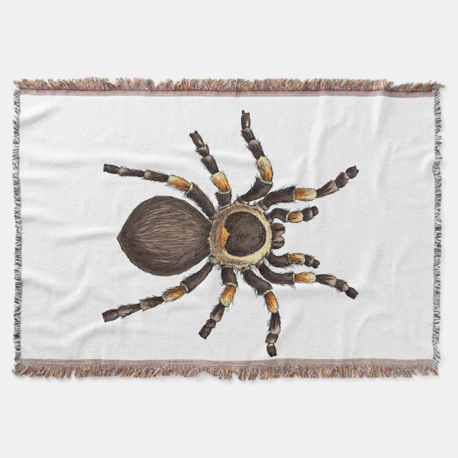 Tarantula Throw Blanket (Front)