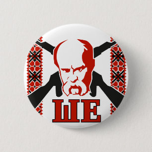 Taras Shevchenko 6 Cm Round Badge