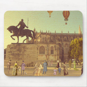 Tarde de Maio em Batalha (Portugal) Mouse Mat