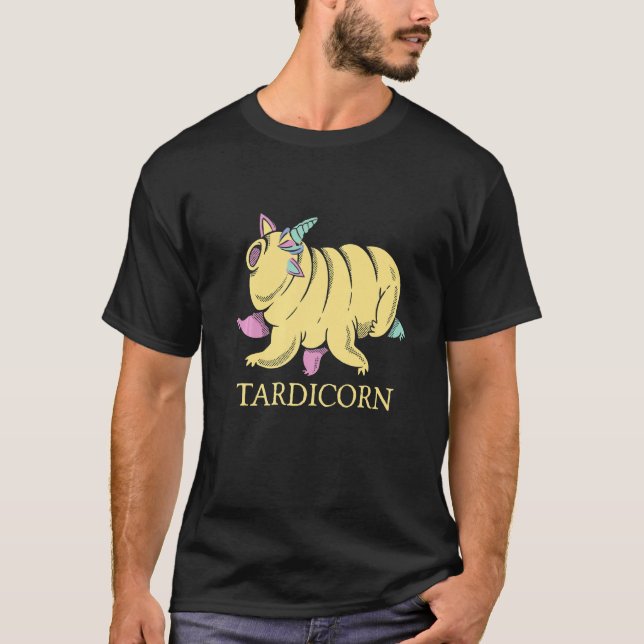 Tardicorn Unicorn Moss Piglet Science Biology Tard T-Shirt (Front)
