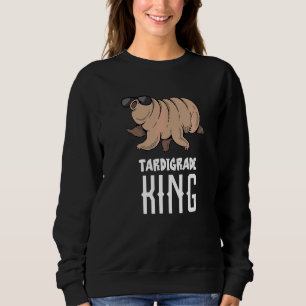 Tardigrade King Microbiology Science Water Bear Sweatshirt