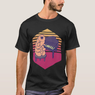 Tardigrade Playing Piano Vintage T-Shirt