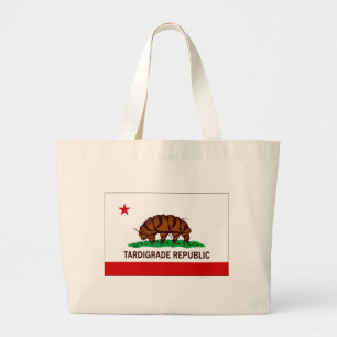 Tardigrade Republic Flag Large Tote Bag