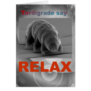Tardigrade Say - Relax.