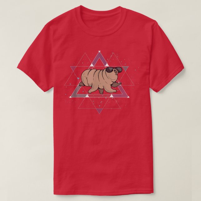 Tardigrade Space Science Water Bear Lover Microbio T-Shirt (Design Front)