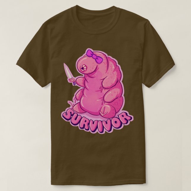 Tardigrade Survivor T-Shirt (Design Front)