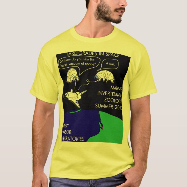 Tardigrade t-shirt for non-dark colours (Front)