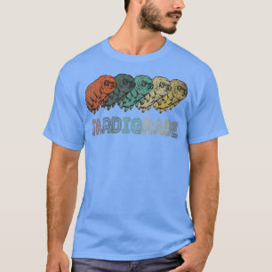Tardigrade Vintage Retro Water Bear Science Microb T-Shirt