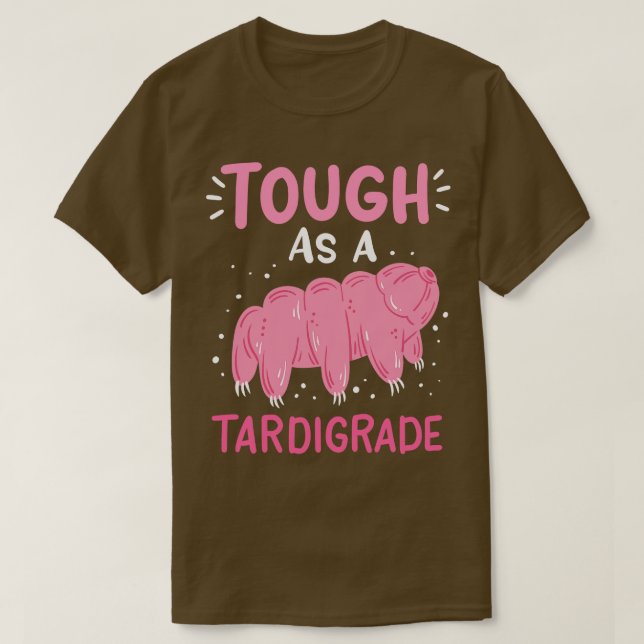 Tardigrade Water Bear Microbiology T-Shirt (Design Front)