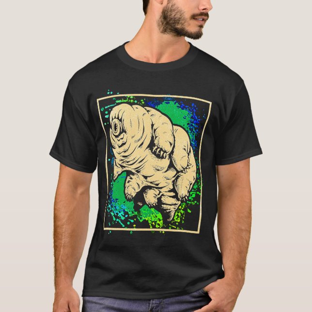 Tardigrade Water Bear Moss Piglet Micro Animal Col T-Shirt (Front)