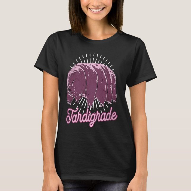 Tardigrade Water Bear Moss Piglet Micro Animal T-Shirt (Front)