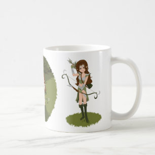Taren the Archer Warrior Elf Girl Coffee Mug