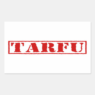 TARFU RECTANGULAR STICKER