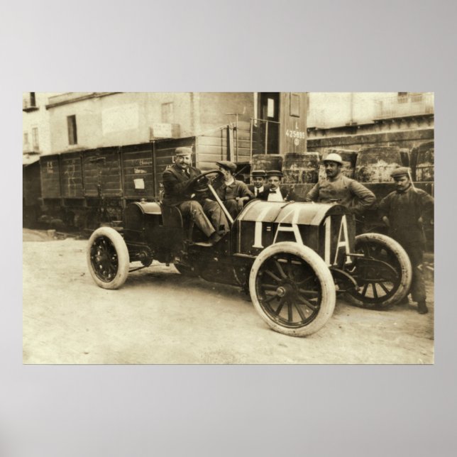 Targa-Florio Race in Italy Poster (Front)