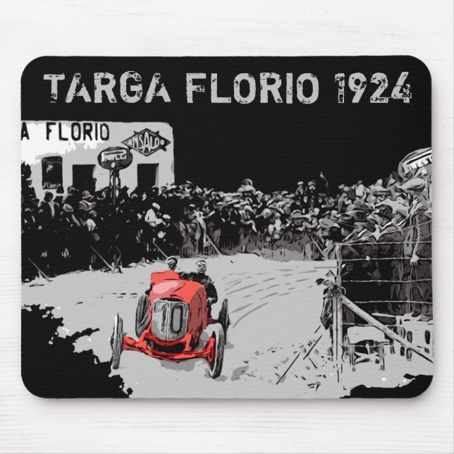 TARGA FLORIO RACE MOUSE MAT (Front)