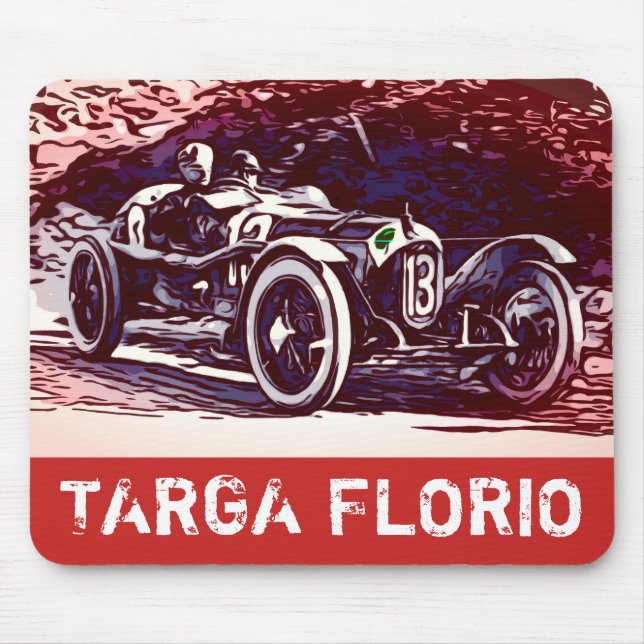 TARGA FLORIO RACE MOUSE MAT (Front)