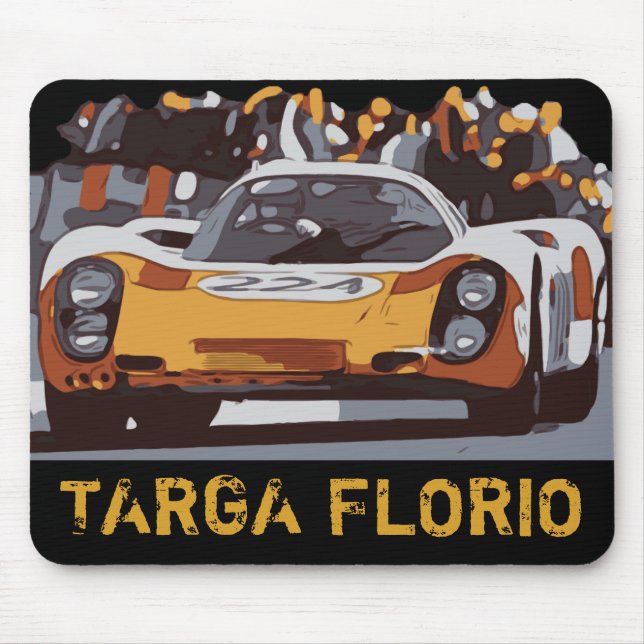 TARGA FLORIO RACE MOUSE MAT (Front)