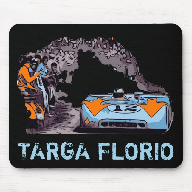 TARGA FLORIO RACE MOUSE MAT (Front)