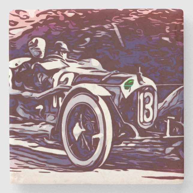 TARGA FLORIO RACE STONE COASTER (Front)