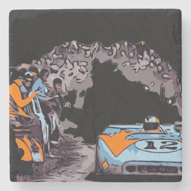 TARGA FLORIO RACE STONE COASTER (Front)