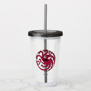 Targaryen Sigil - Fire & Blood Acrylic Tumbler