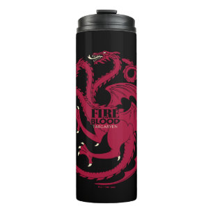 Targaryen Sigil - Fire & Blood Thermal Tumbler