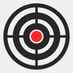 Target 2 classic round sticker