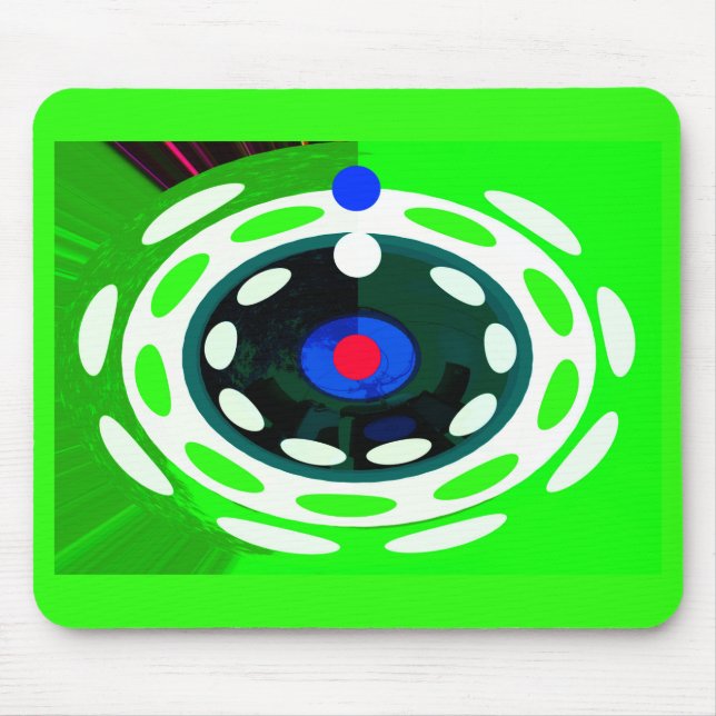 Target abstract art  mouse mat (Front)